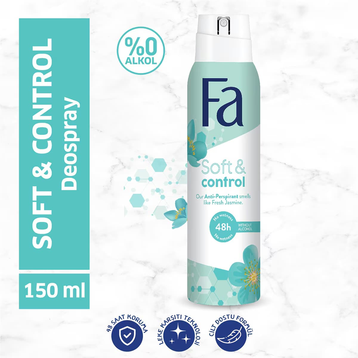Fa Soft and Control Fresh Jasmine Deodorant 150 ml