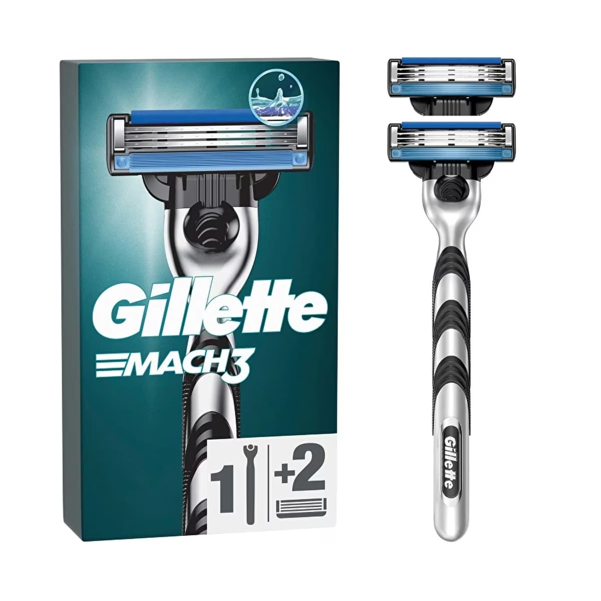 Gillette Mach3 Tıraş Makinesi + Yedek Tıraş Bıçağı - Gratis