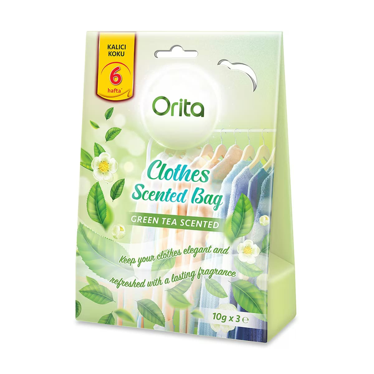 Orita Kıyafet Dolap Kokusu Yeşil Çay 10 g x3