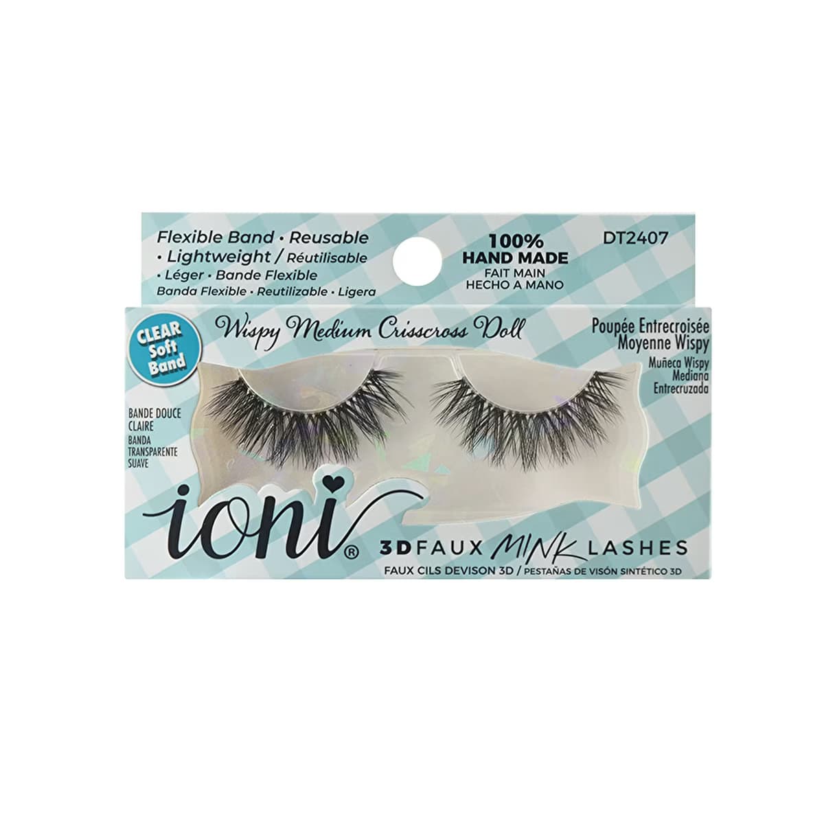 IONI 3D Takma Kirpik Wispy Crisscross Doll - Gratis