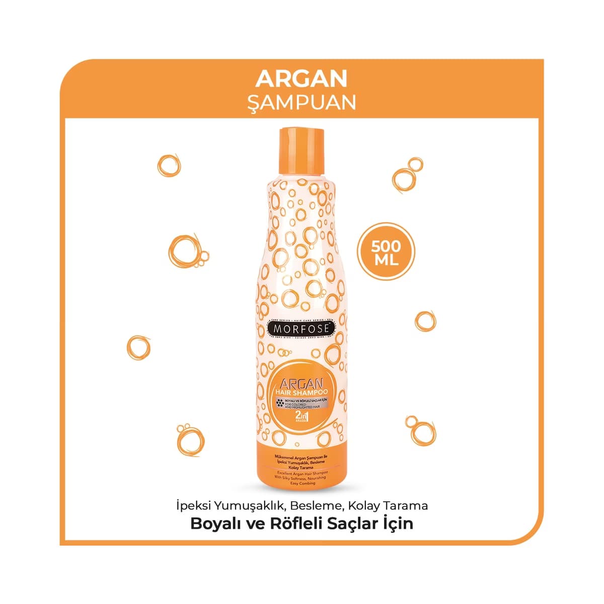 Morfose Argan Saç Şampuanı 500 ml - Gratis
