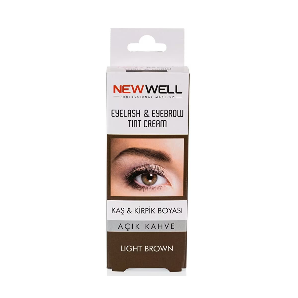 New Well Kaş Kirpik Boyası Light Brown - Gratis