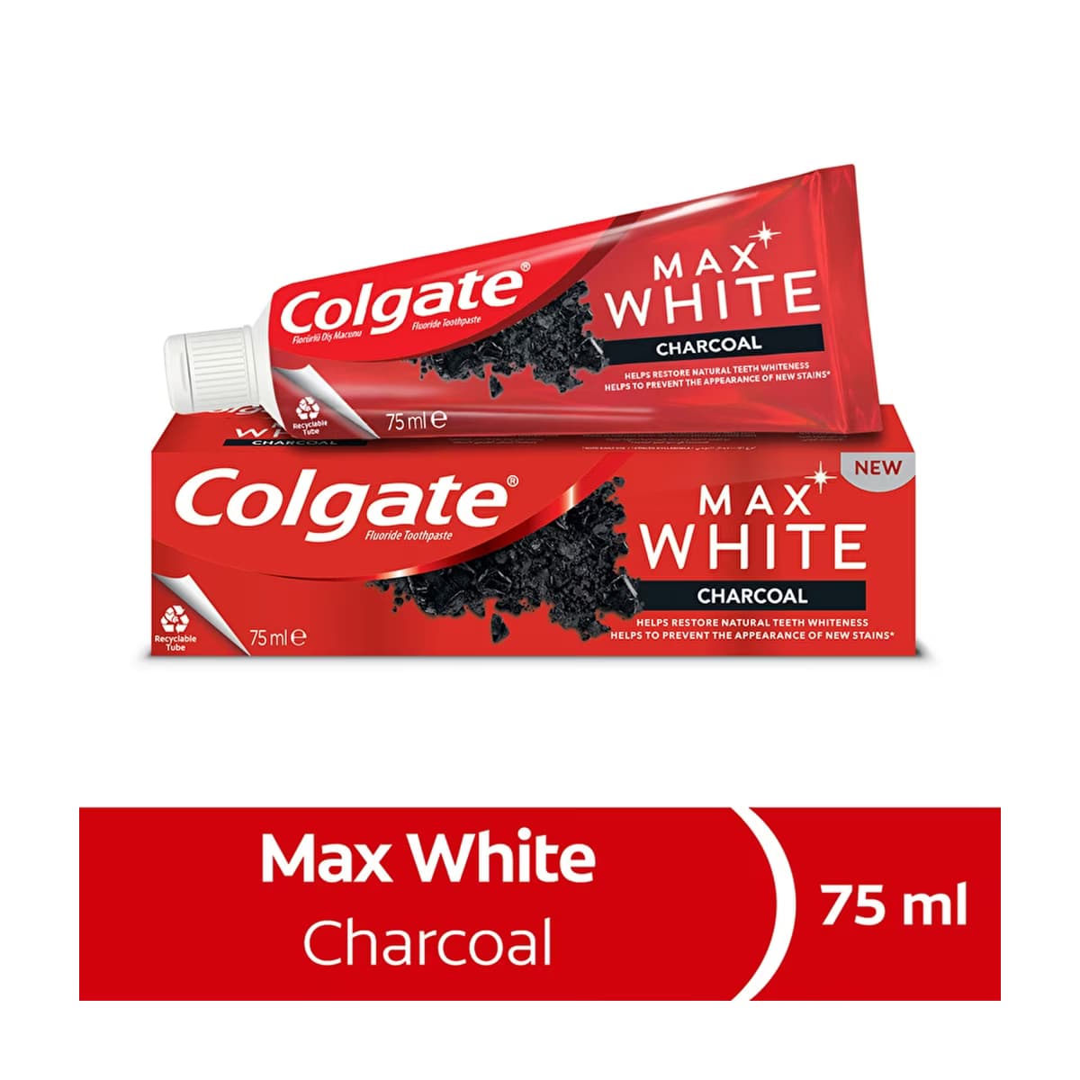 Colgate Max White Charcoal Diş Macunu 75 ml - Gratis