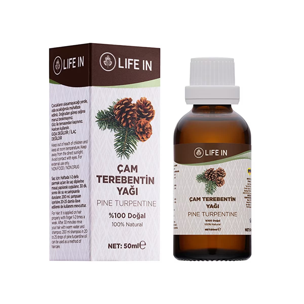Life In Çam Terebentin Yağı 50 ml - Gratis