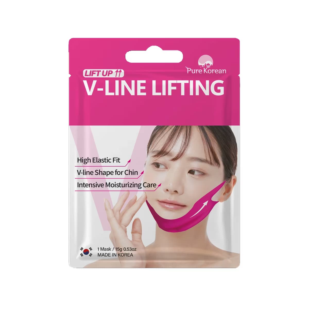 Pure Korean V-Line Lifting Glutathione X Collagen Yüz Çene Maskesi 15 gr - Gratis