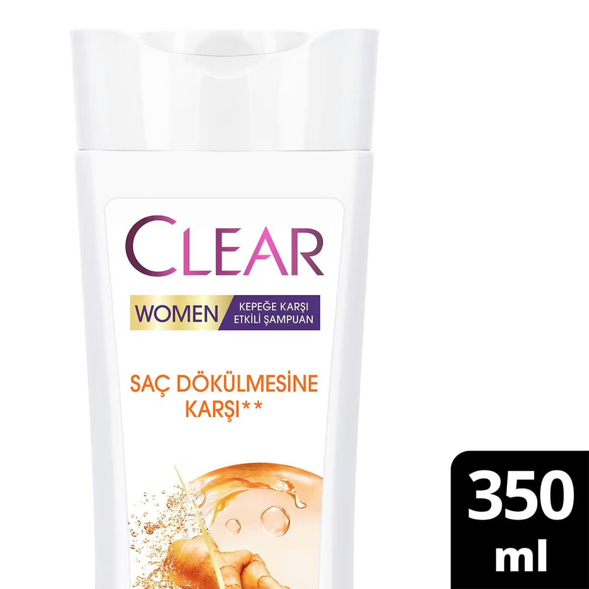 Clear Women Kepeğe Karşı Etkili Şampuan Saç Dökülmesine Karşı 350 ml