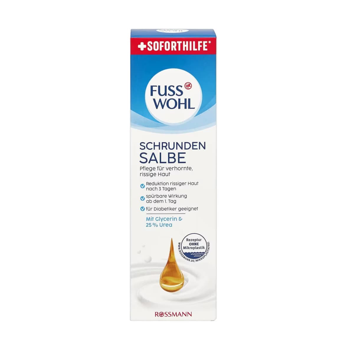 Fusswohl Ayak Kremi Çatlaklar İçin-Anında Etki 75 ml