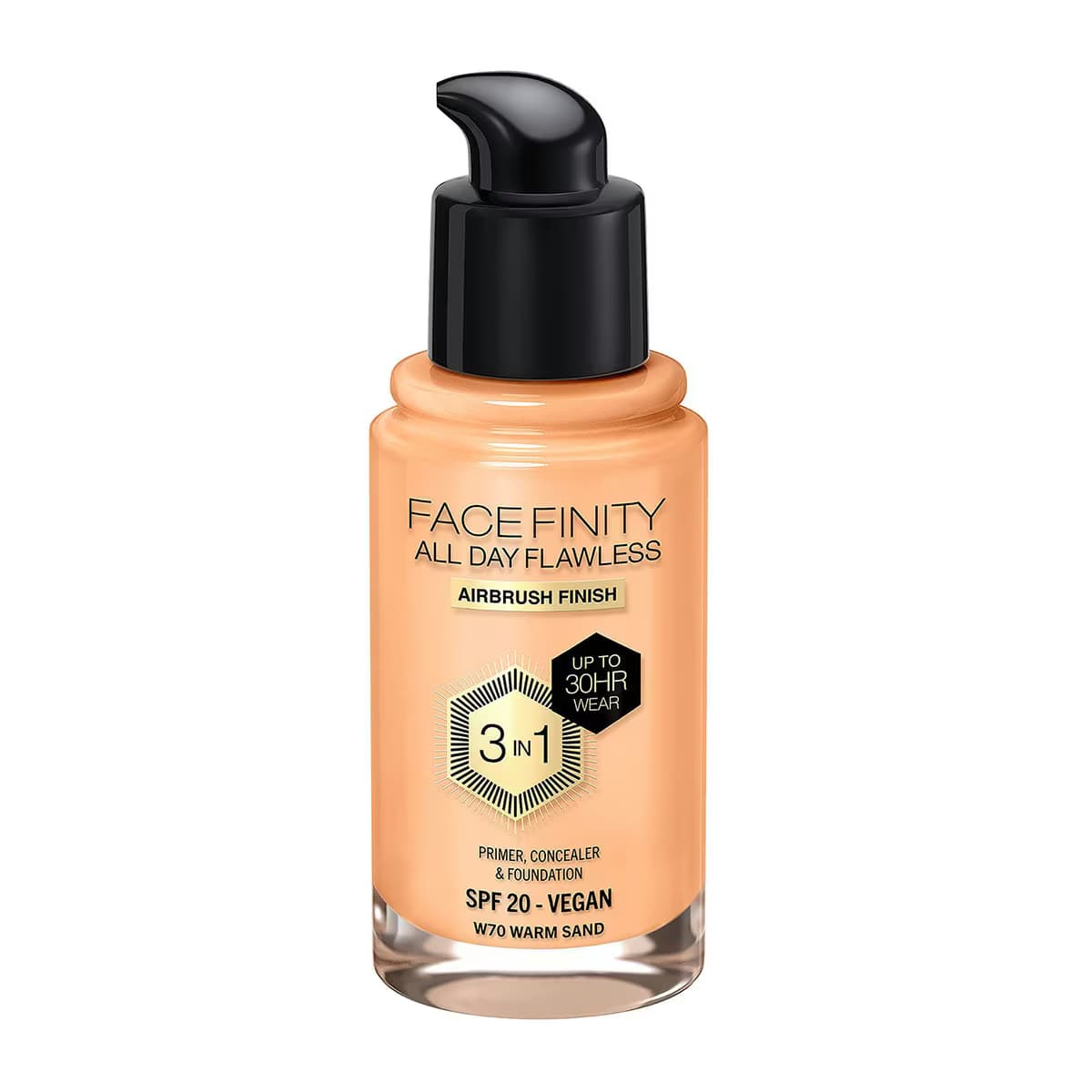 Max Factor Facefinity 3in1 Fondöten No: 70 Warm Sand