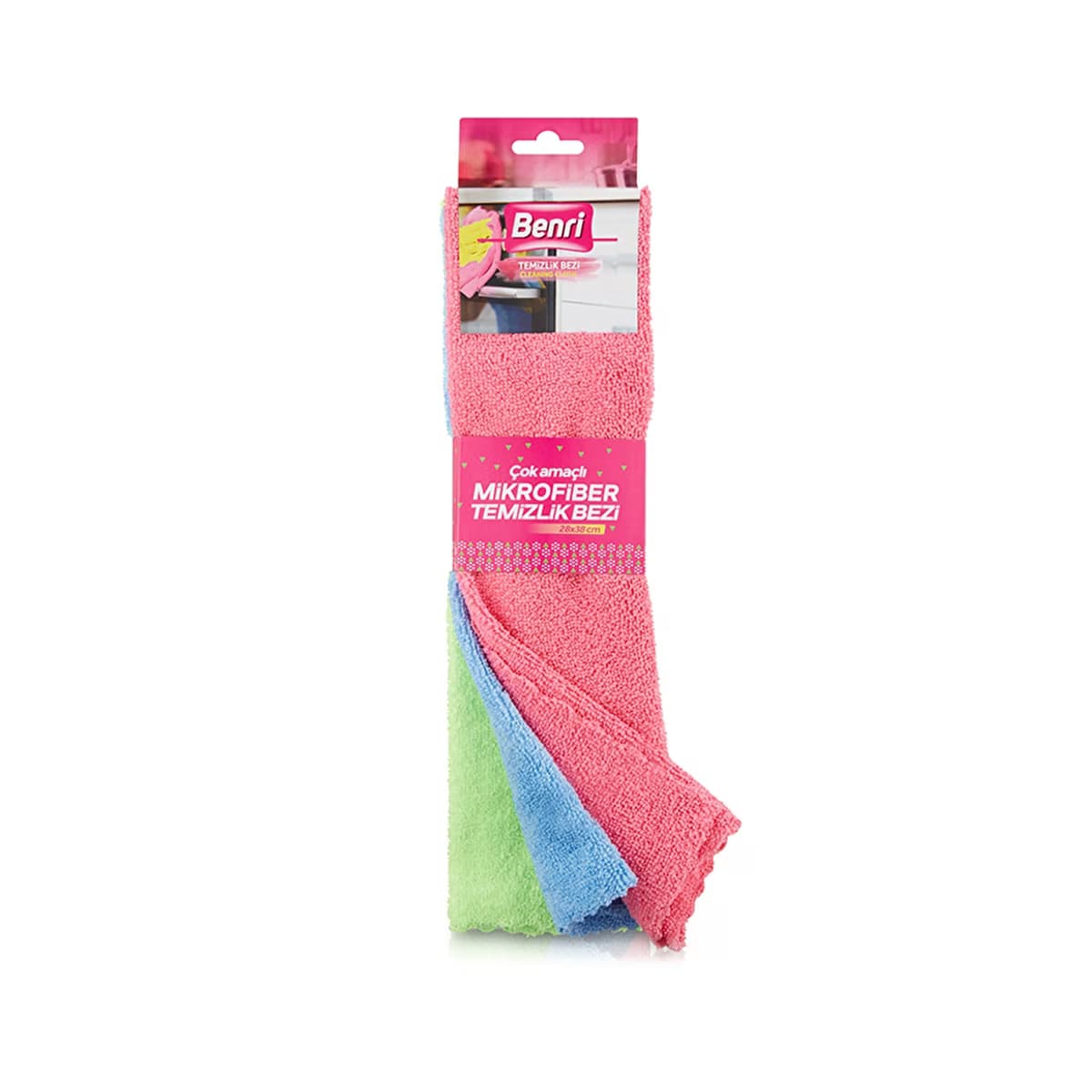 Benri Mikrofiber Havlu Bez 3'lü - Gratis