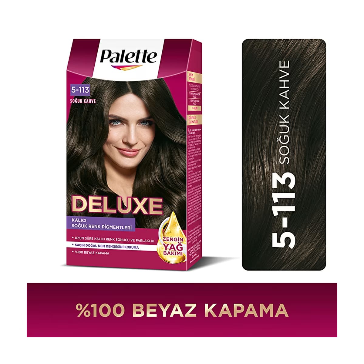 Palette Deluxe Saç Boyası 5-1 Soğuk Kahve - Gratis