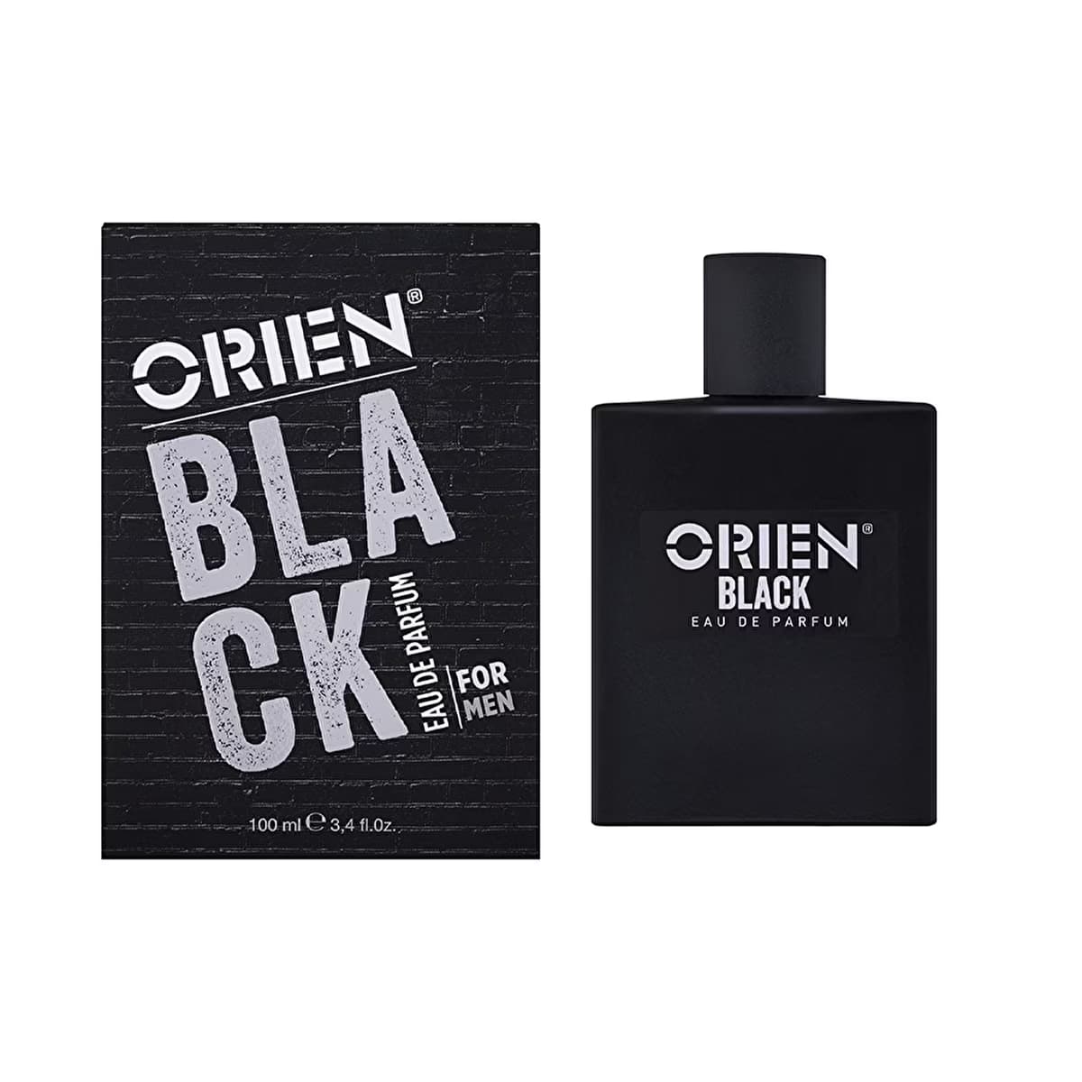 Orien Black Men EDP Erkek Parfüm 100 ml - Gratis