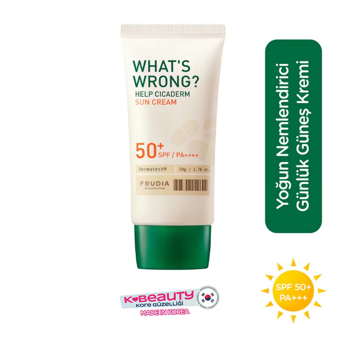 Frudia What's Wrong Cicaderm Güneş Kremi SPF50 50g