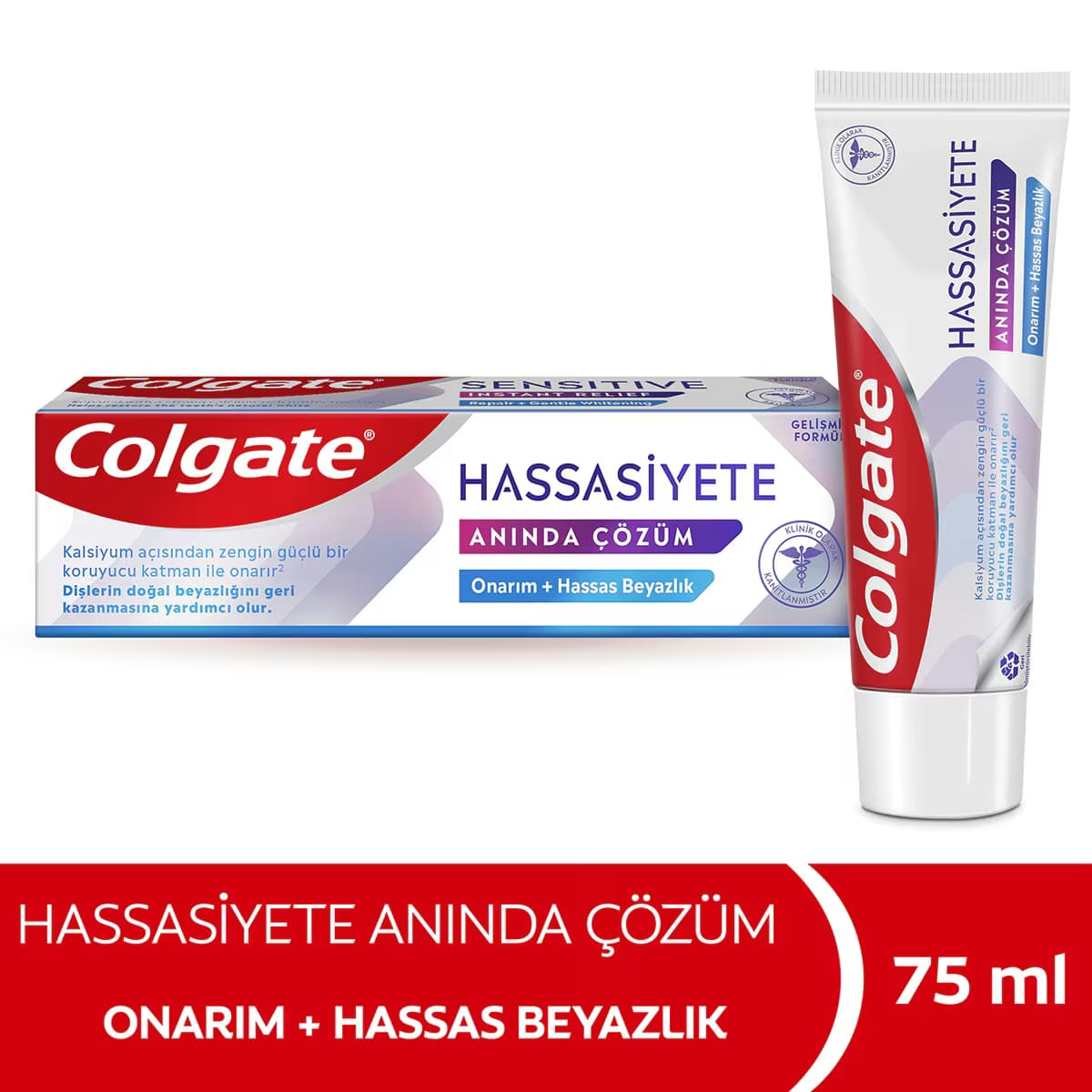 Colgate Hassasiyete Pro Çözüm Beyazlatıcı Diş Macunu 75 ml