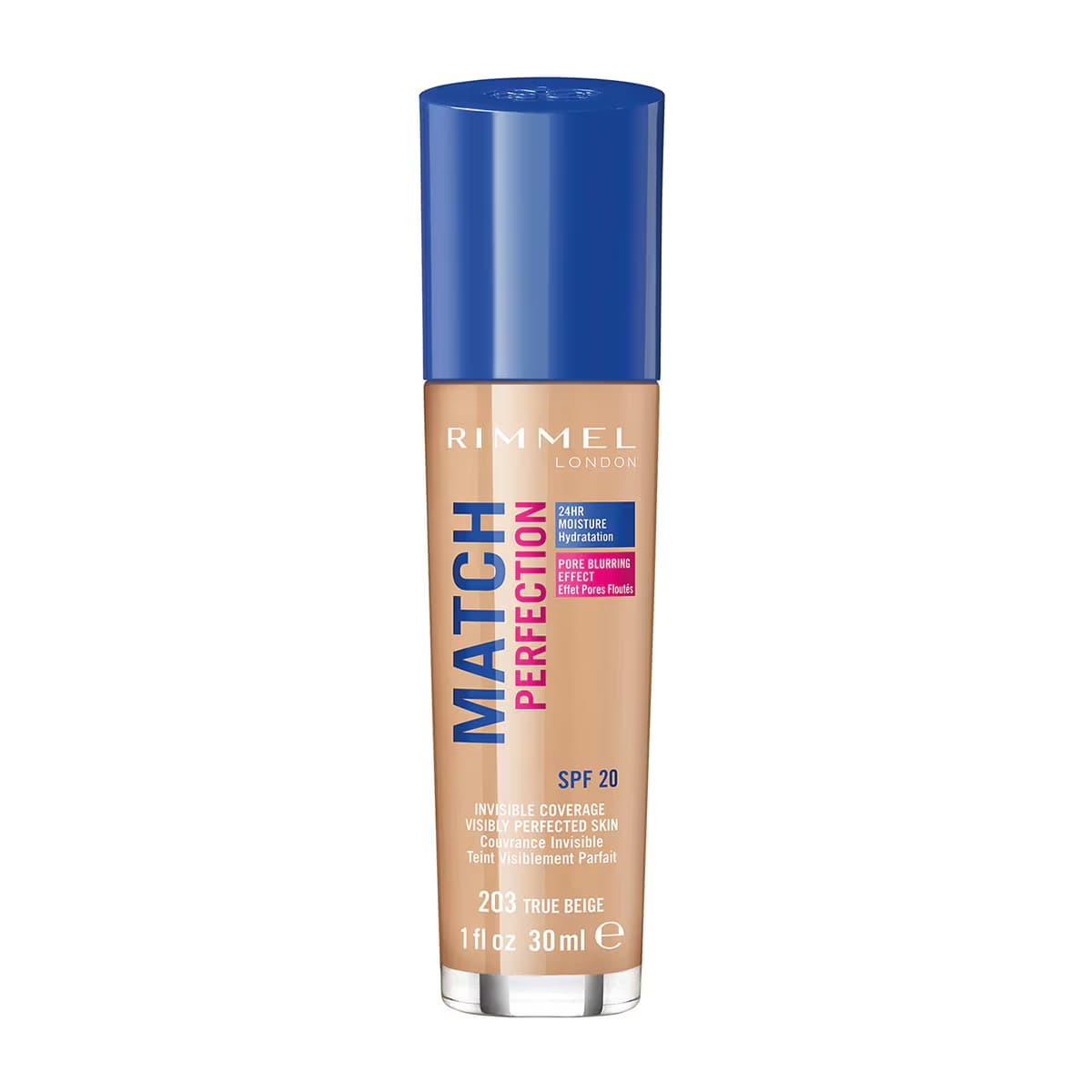 Rimmel London Match & Perfection Fondöten 203 True Beige