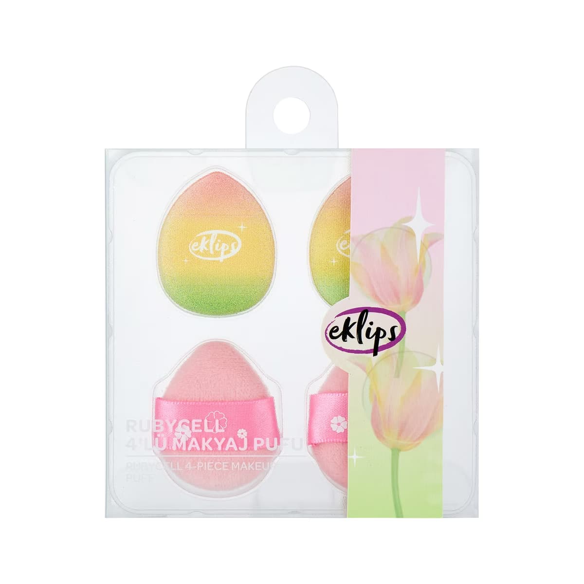 Eklips Rubycell Makyaj Pufu 4’lü - Gratis