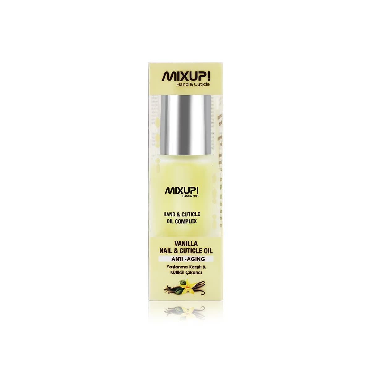 Mixup! Vanillia Yaşlanma Karşıtı ve Kültikül Çıkarıcı Tırnak Bakım Yağı 15 ml - Gratis