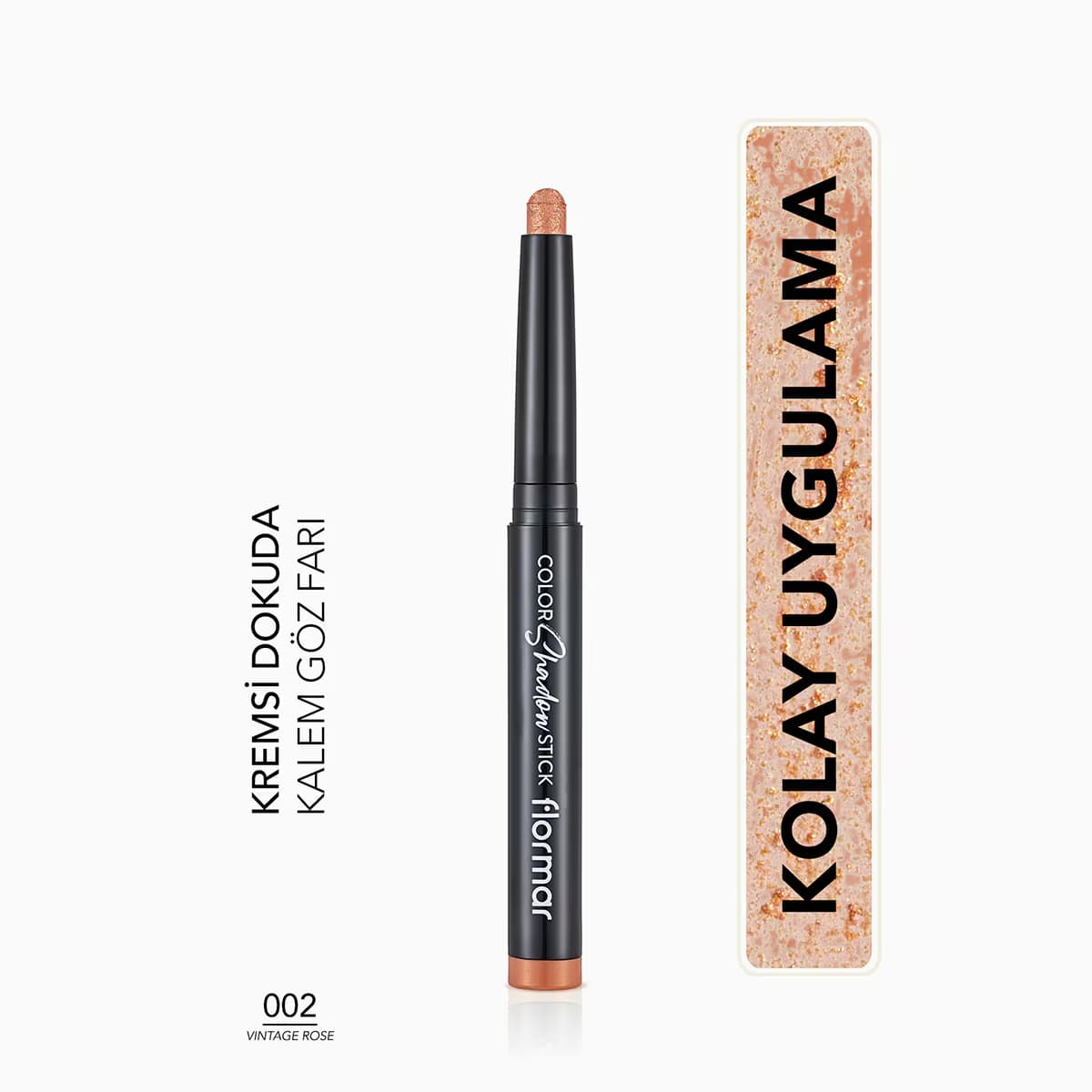 Flormar Color Shadow Stick Vintage Rose No: 002