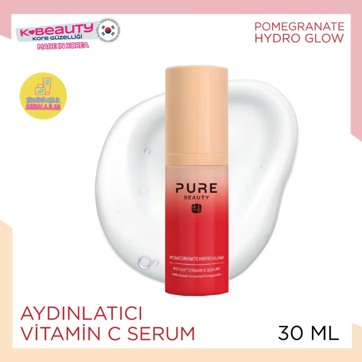 Pure Beauty Pomegranate Hydro Glow Vitamin C Serum 30 ml