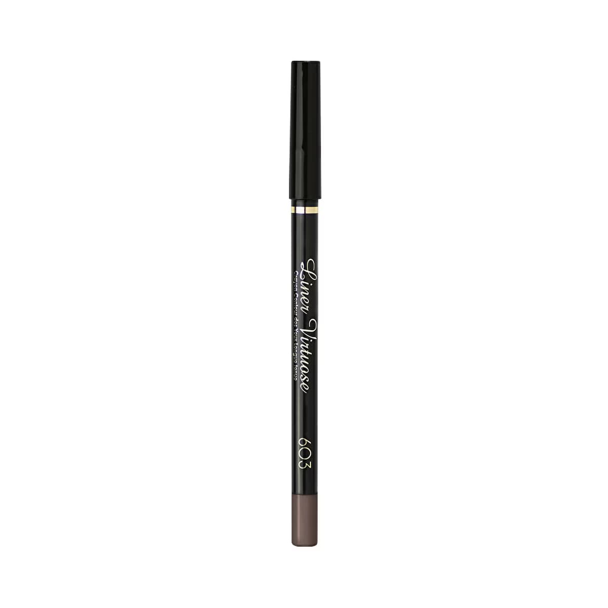 Vivienne Sabo Liner Virtuose Göz Kalemi 603 Brown - Long-Lasting, Smudge-Proof, Intense Color - Gratis