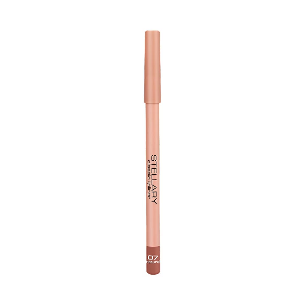 Stellary Lip Liner Dudak Kalemi 07 Warm Nude - High Pigmentation & Smooth Application - Gratis