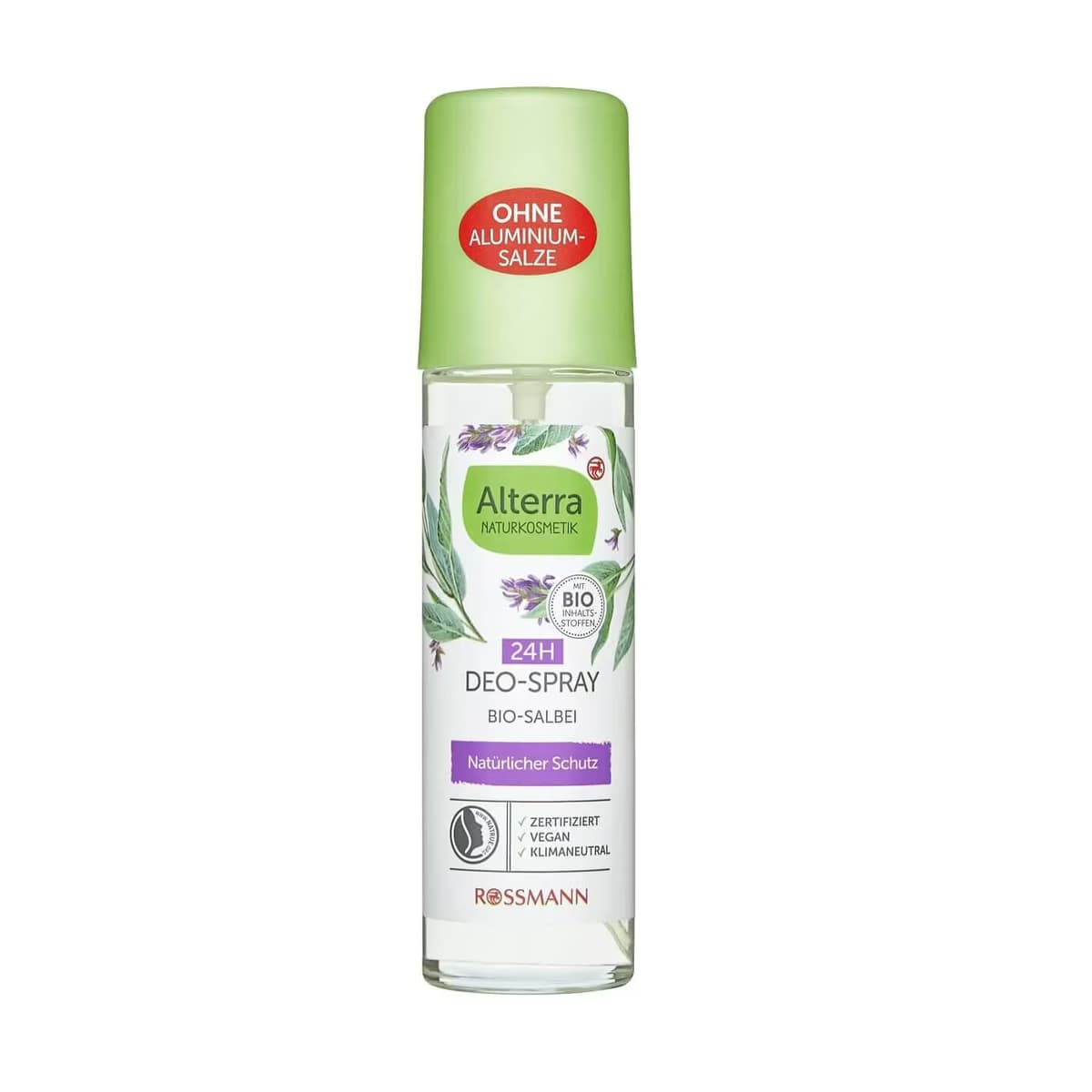 Alterra Deo Sprey Jojoba ve Organik Adaçayı İçerikli 75 ml