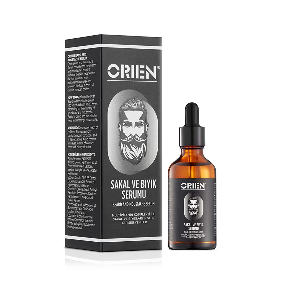 Orien Sakal ve Bıyık Serumu 50 ml - Gratis