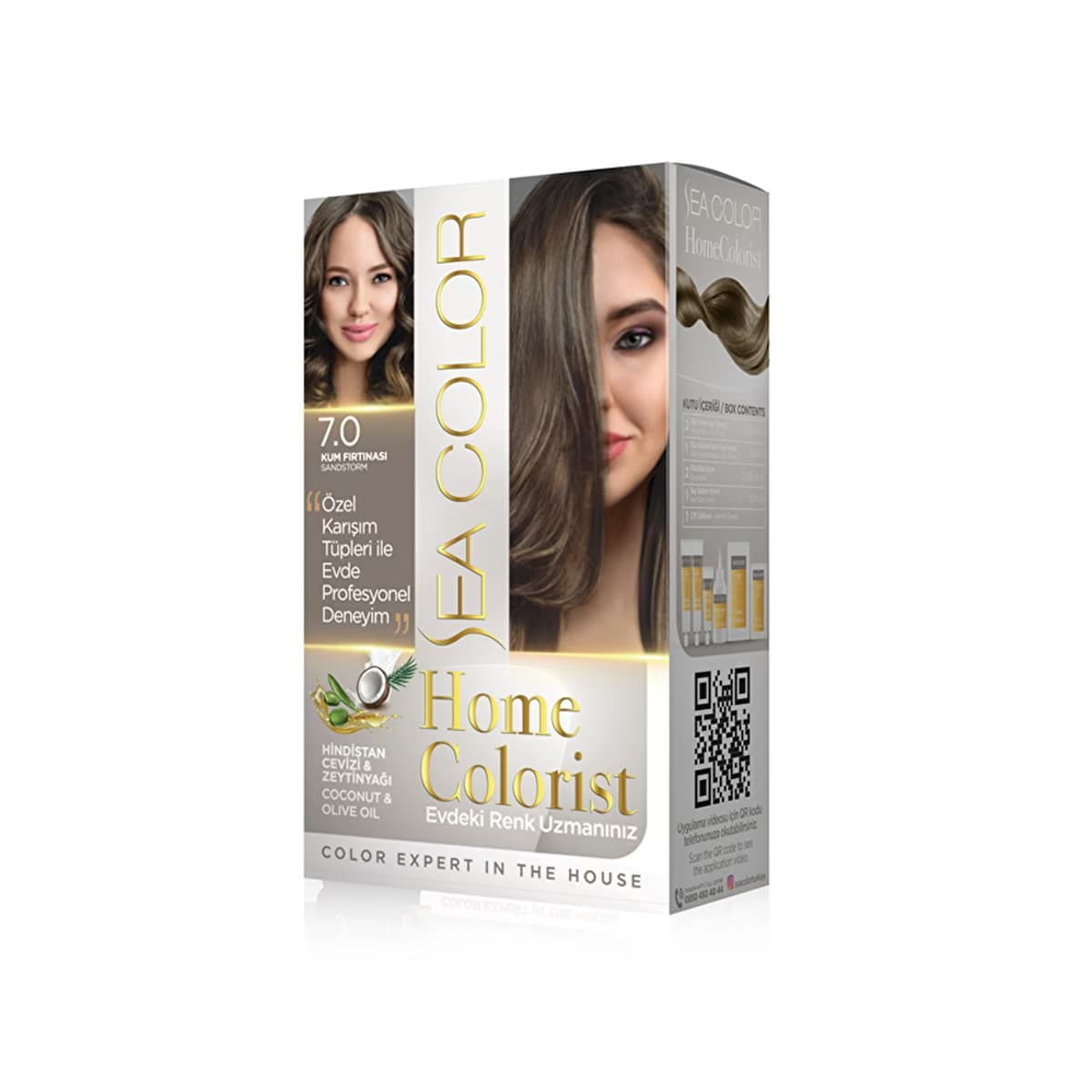 Sea Color Home Colorist Set Boya 7.0 Kum Fırtınası - Gratis