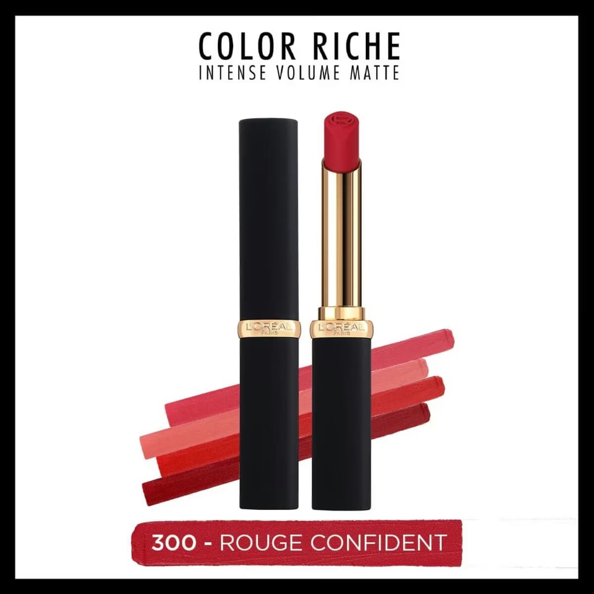 L'Oreal Paris Color Riche Intense Volume Matte Ruj 300 Rouge Confident