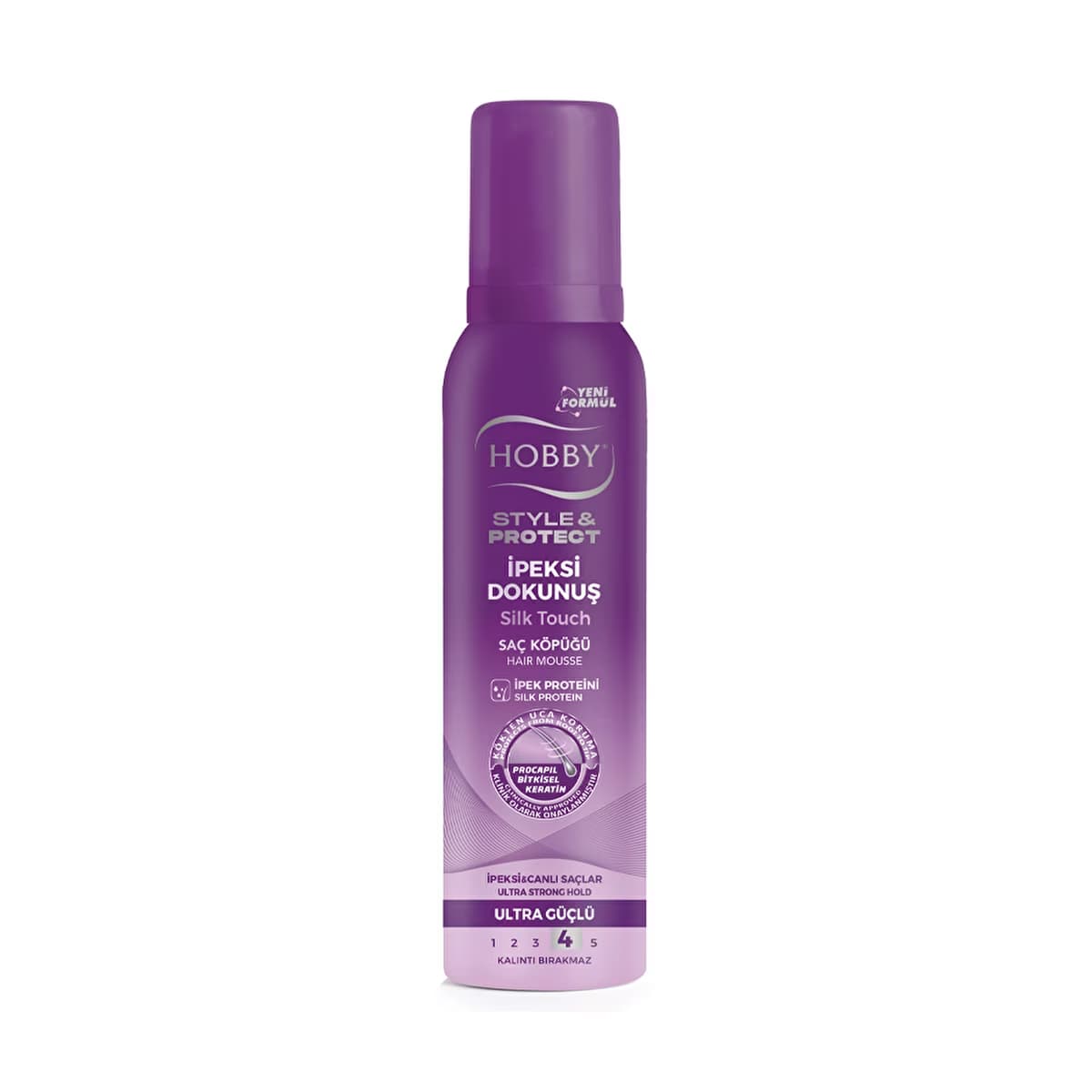 Hobby Style & Protect İpeksi Dokunuş Saç Köpüğü 150 ml - Gratis