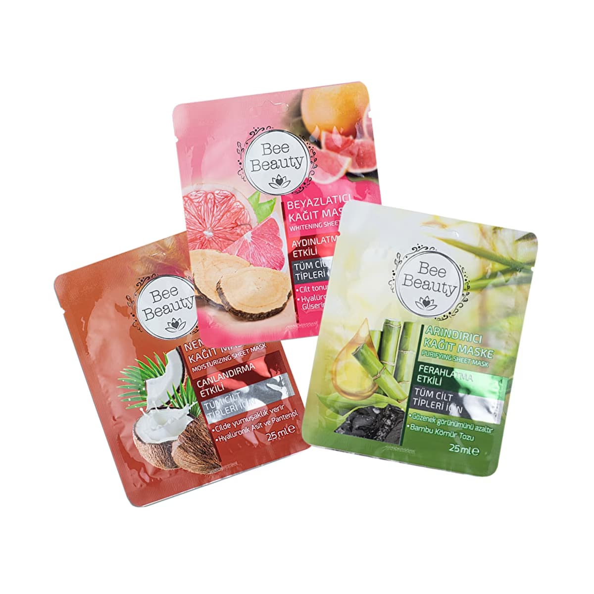 Bee Beauty Kağıt Maske 3'lü 25 ml - Gratis
