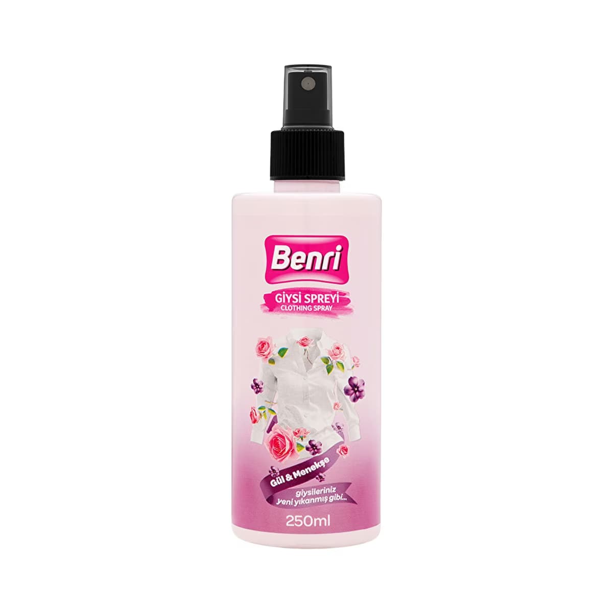Benri Giysi Spreyi Menekşe & Gül 250 ml - Gratis