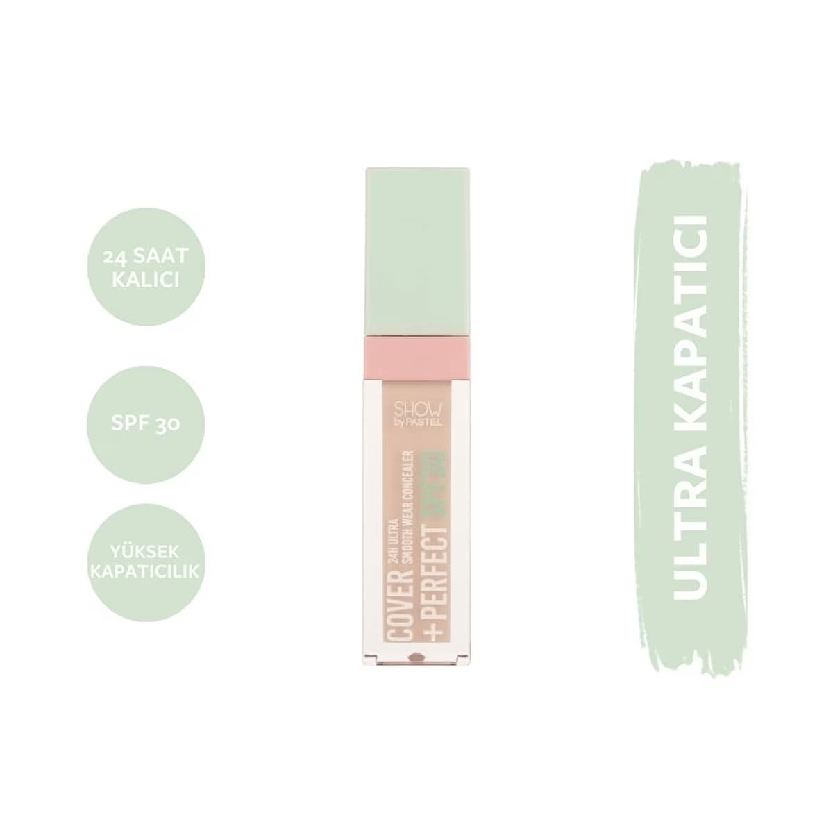Show by Pastel Cover+Perfect Concealer SPF30 Ultra Kapatıcı 301 Fair - Gratis
