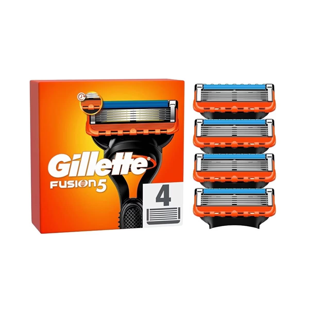 Gillette Fusion 4 Adet Yedek Tıraş Bıçağı - Gratis