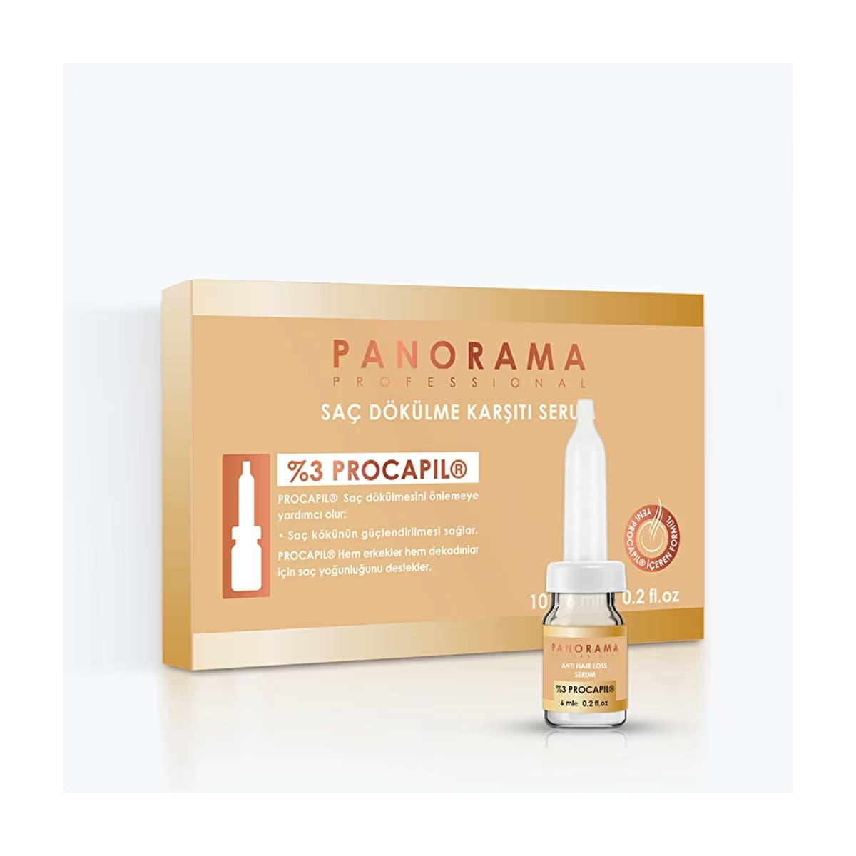 Panorama Professional Dökülme Karşıtı Ampul Serum (6 ml x 10 Adet) - Gratis