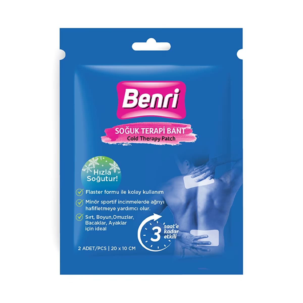 Benri Soğuk Terapi Bandı 2'li - Gratis
