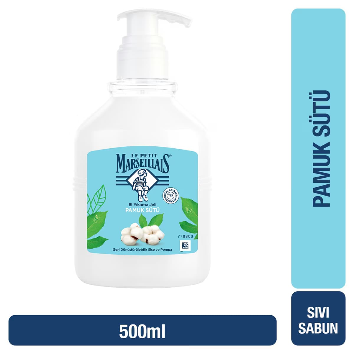 Le Petit Marseillais Pamuk Sütü Sıvı Sabun 500 ml