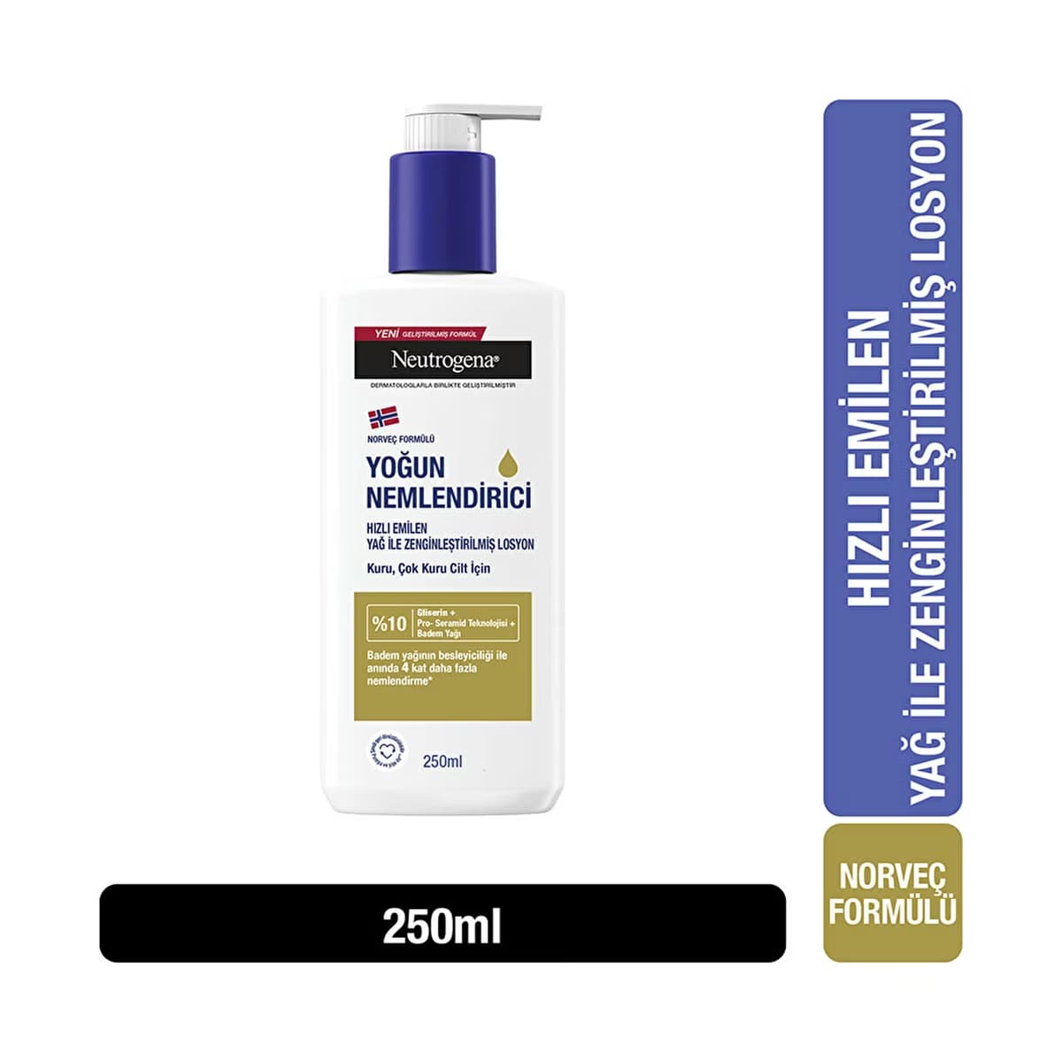 Neutrogena Yağ İle Zenginleştirilmiş Vücut Losyonu 250 ml - Gratis