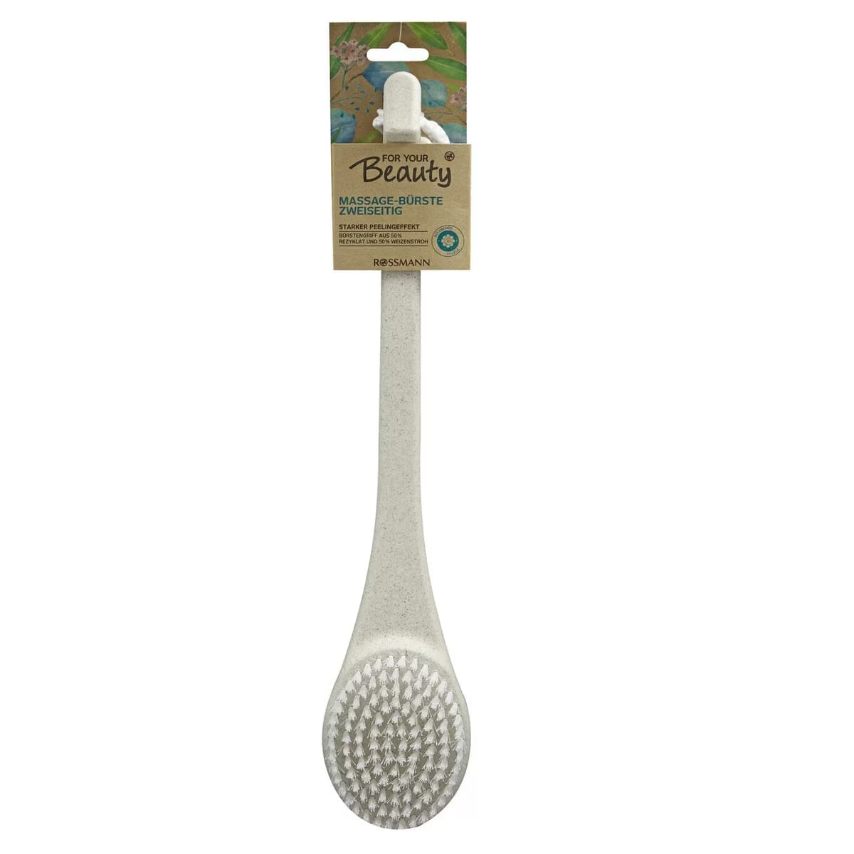 For Your Beauty Wellness Banyo Fırçası Buğday Samanı Saplı