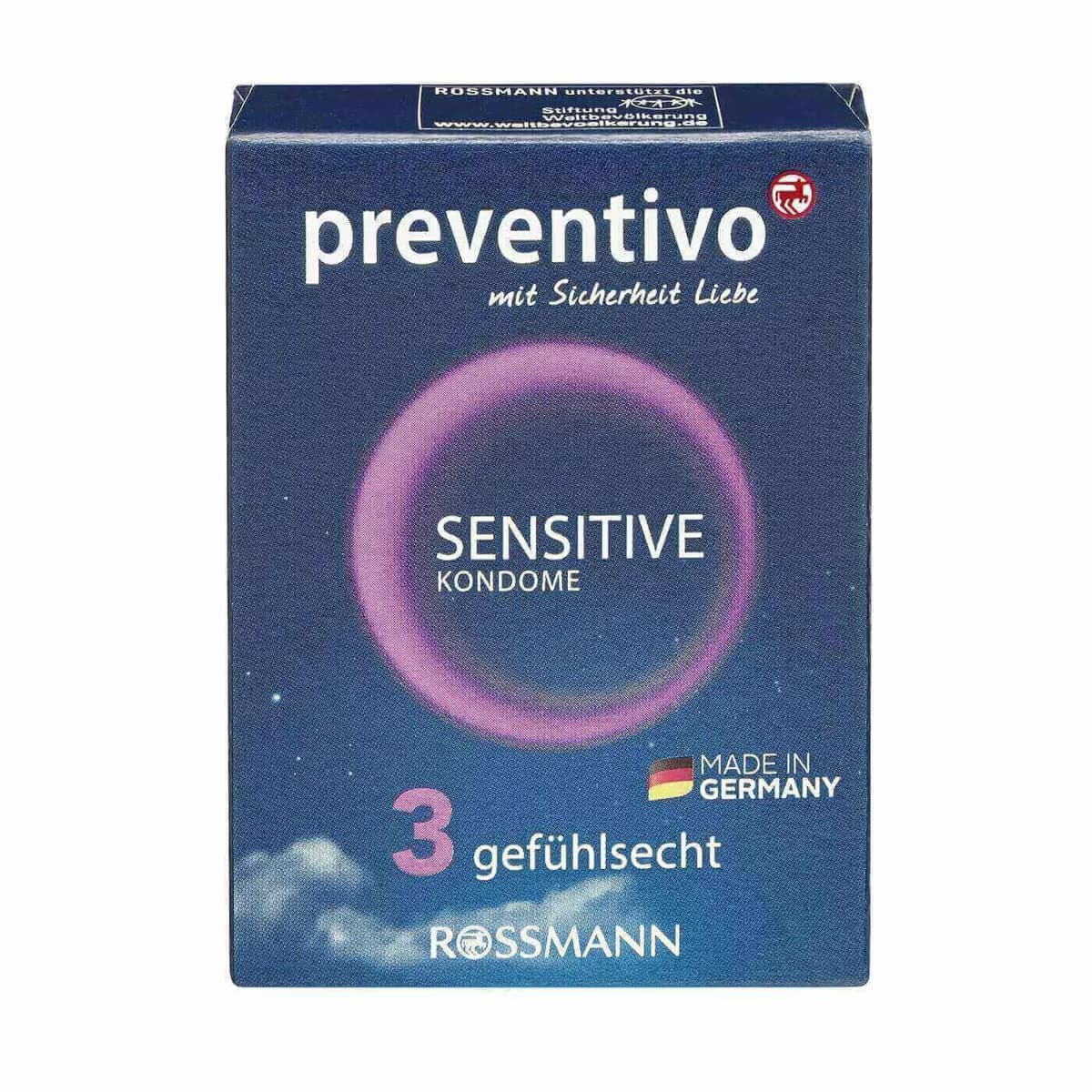 Preventivo Prezervatif Sensitive Seyahat Boy 3'lu