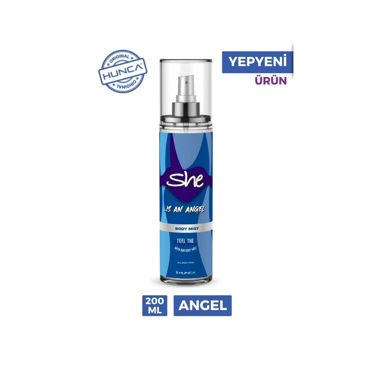 She Angel Kadın Vücut Spreyi 200 ml - Gratis