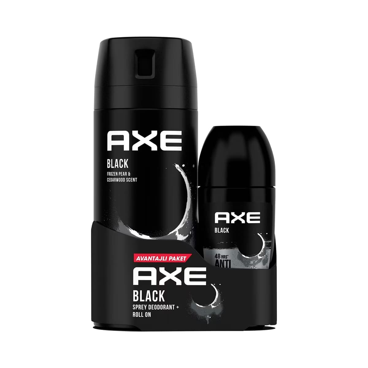 Axe Black Erkek Deodorant Sprey 150 ml + Roll On 50 ml - Gratis