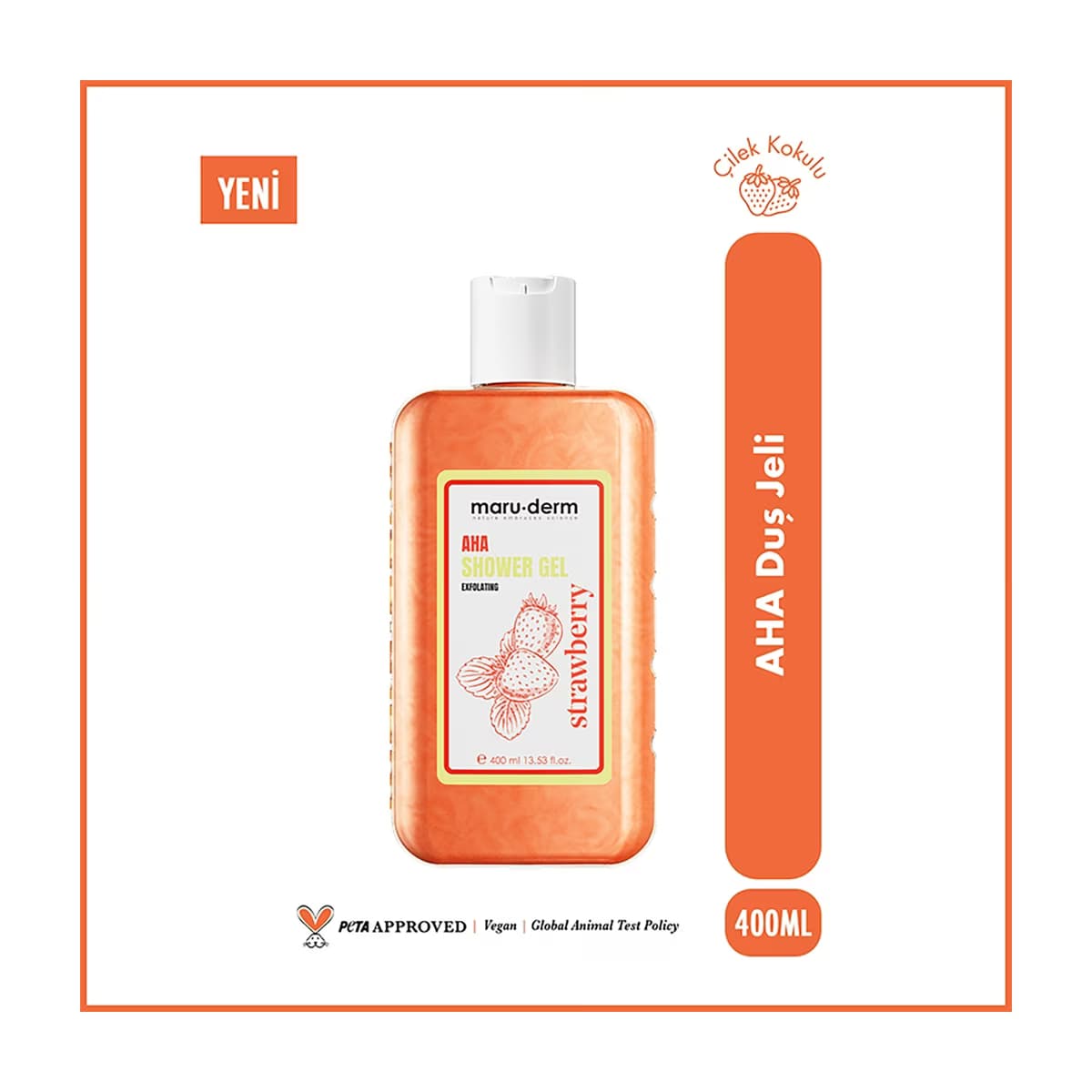 Maruderm Yenileyici ve Pürüzsüzleştirici Duş Jeli AHA 400 ml - Gratis