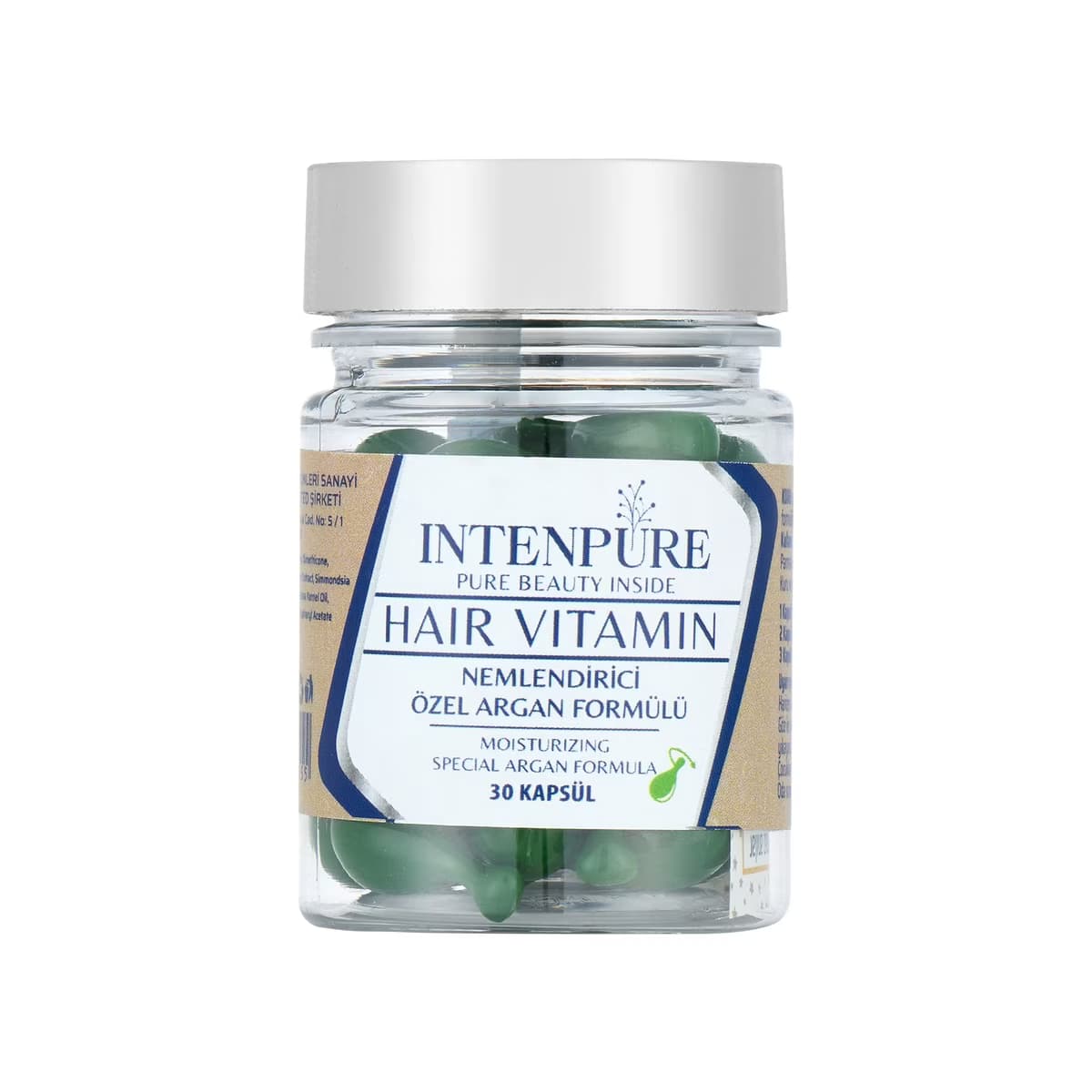 Intenpure Nemlendirici Saç Vitamini 30 Kapsül - Gratis