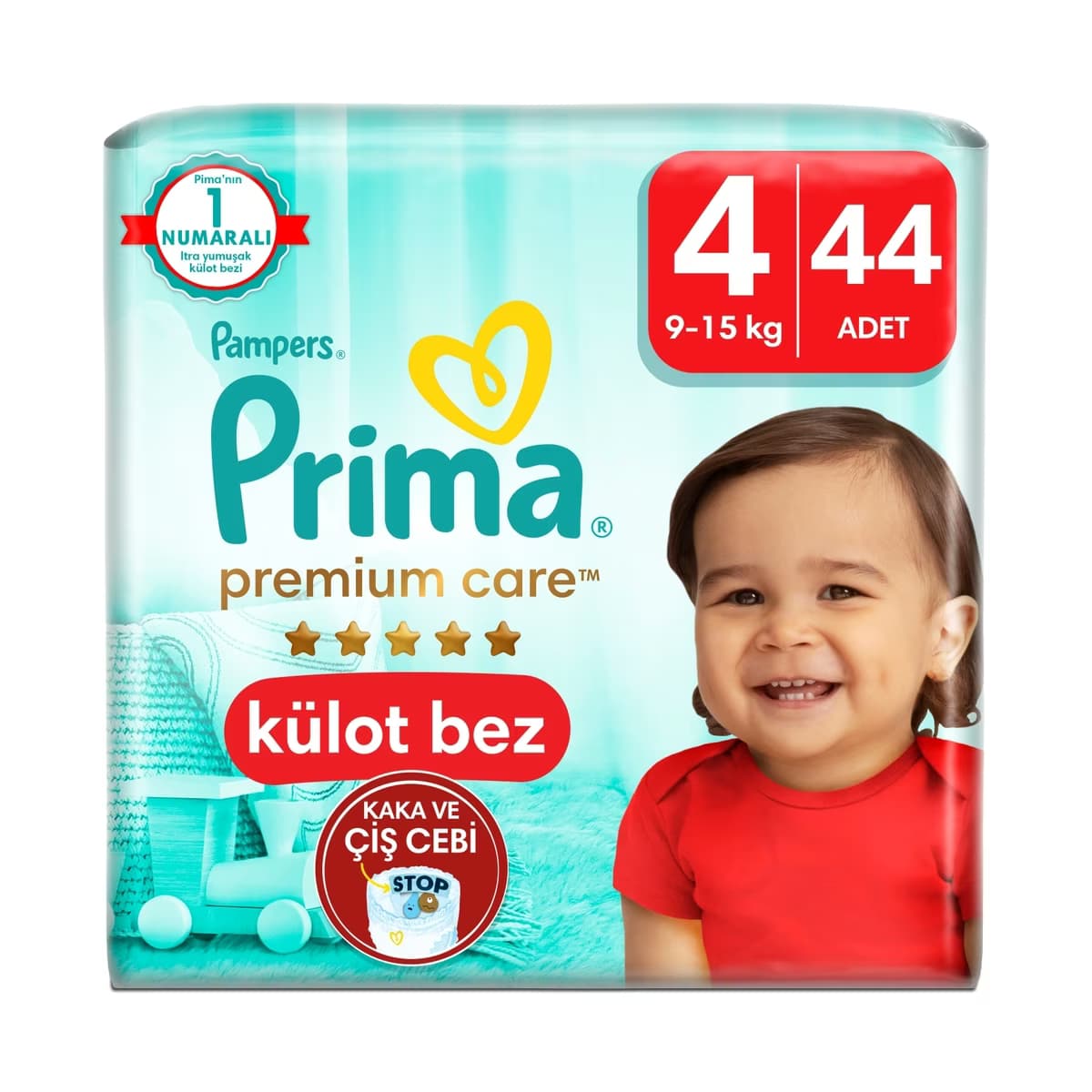 Prima Premium Care Külot Bebek Bezi 4 Numara 44 Adet Maxi İkiz Paket - Gratis