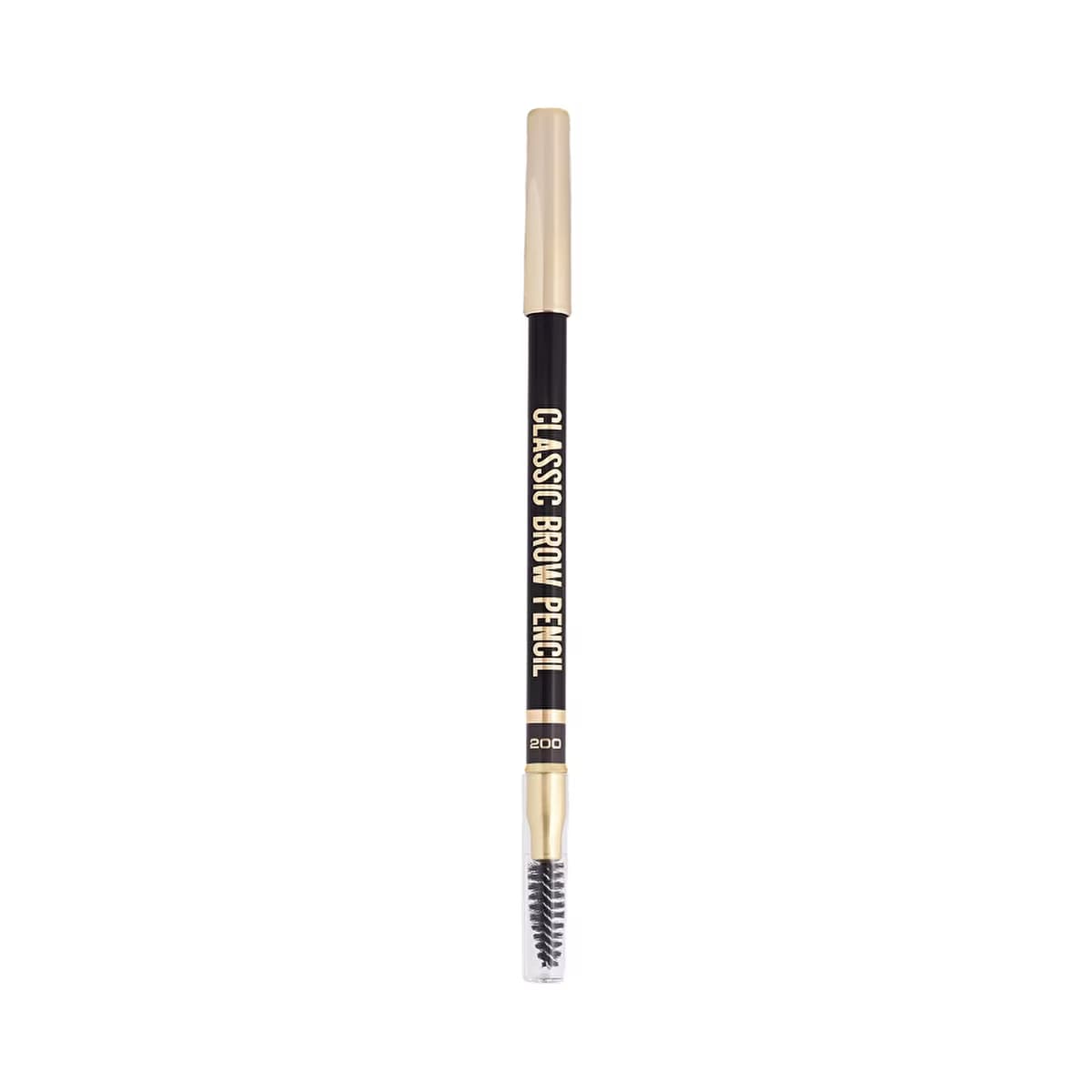 Stellary Classic Brow Pencil Kaş Kalemi 200 Ash Brown - Natural Definition & Built-In Brush - Gratis