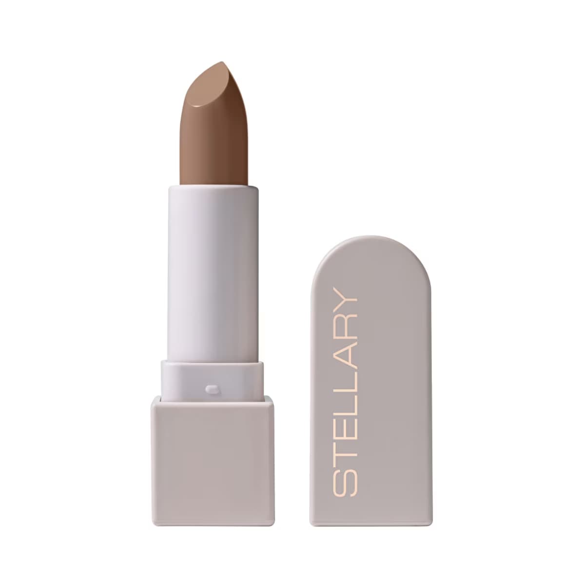 Stellary Long Lasting Lipstick Rich Nude 06 Cappuccino - Long-Lasting Color & Creamy Texture - Gratis