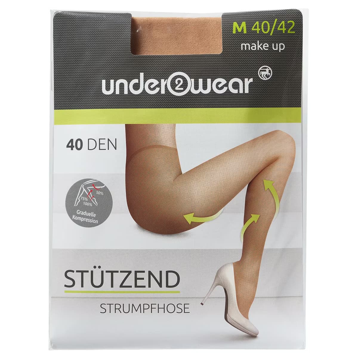 Underwear Destekli Külotlu İnce Çorap 40 den, Ten Rengi, 40/42 40/42 Beden
