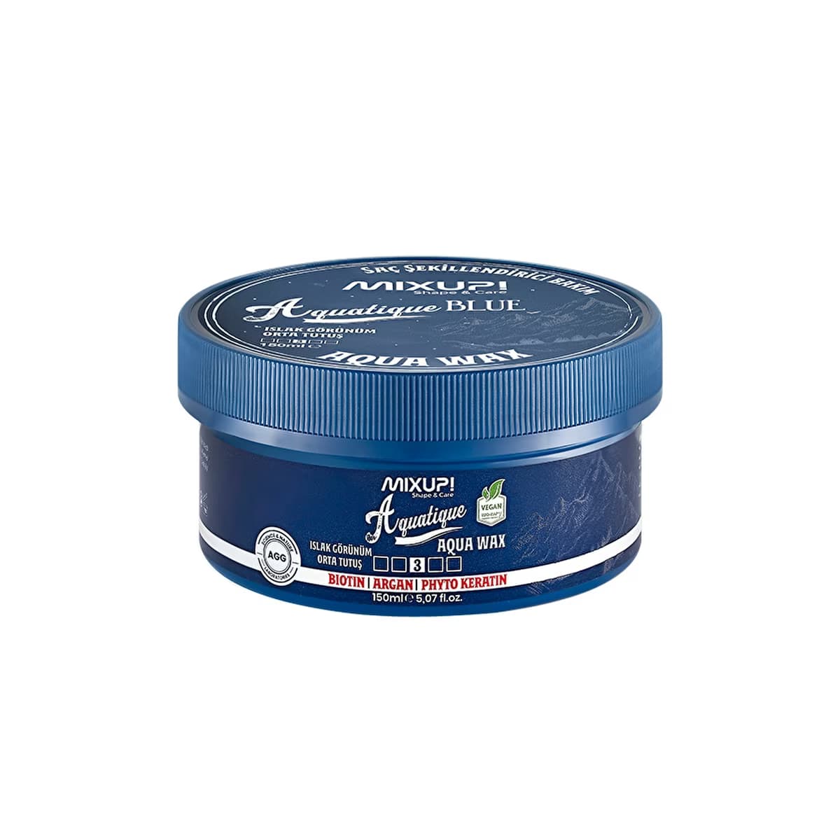 Mixup! Aquatique Blue Aqua Wax 150 ml (Orta Tutuş) - Gratis
