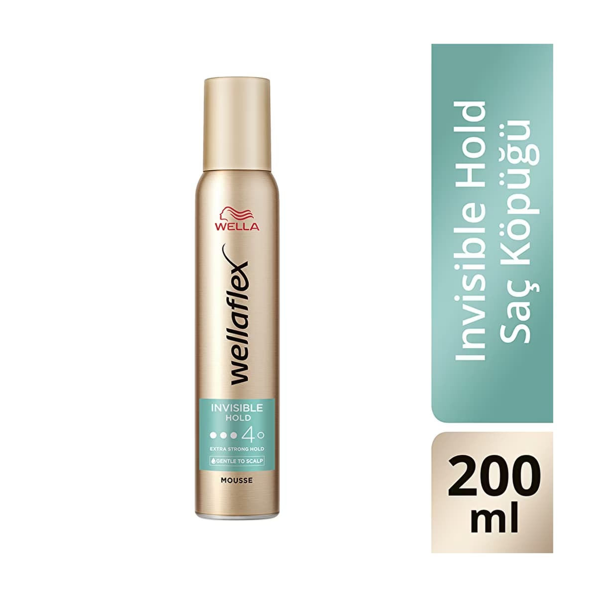 Wella Wellaflex Invisible Hold Görünmez Tutuş Sağlayan Saç Köpüğü Extra Strong Hold 200 ml - 4/5 Hold - Gratis