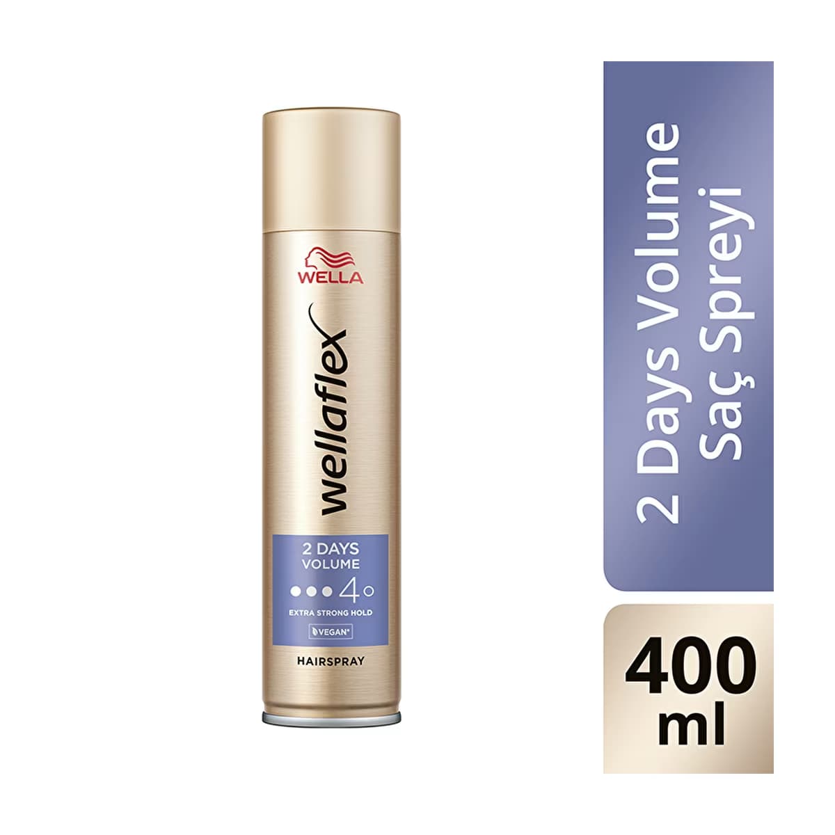 Wella Wellaflex 2 Days Volume 2 Gün Boyunca Hacim Veren Saç Spreyi Extra Strong Hold 400 ml - 4/5 Hold - Gratis